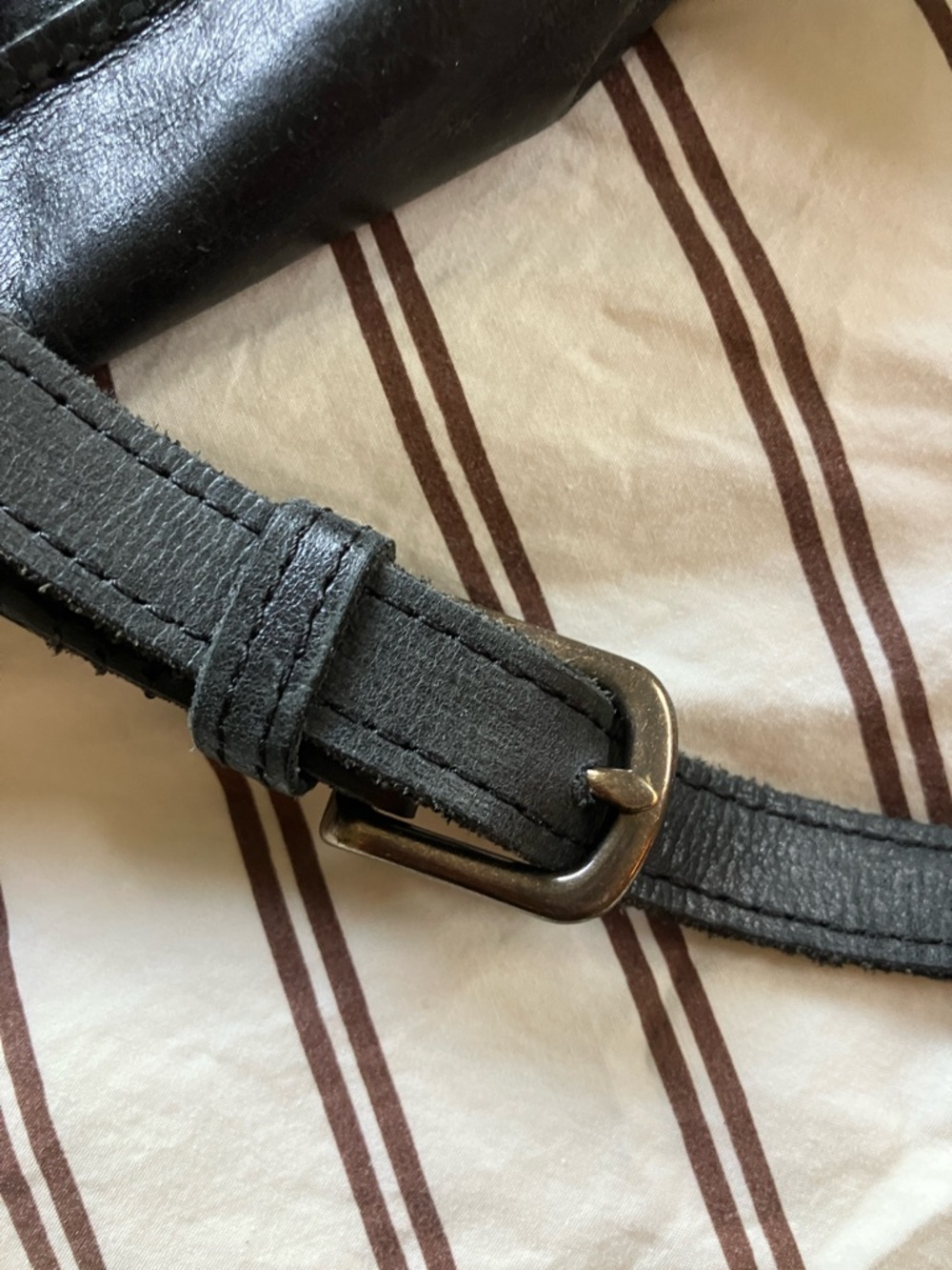 ABLE Leather Cross Body Bag - Picture 2 of 3